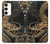 S0426 Gold Dragon Case For Samsung Galaxy S23 Plus