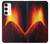 S0745 Volcano Lava Case For Samsung Galaxy S23 Plus