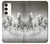 S0933 White Horses Case For Samsung Galaxy S23 Plus