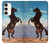 S0934 Wild Black Horse Case For Samsung Galaxy S23 Plus