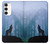S0935 Wolf Howling in Forest Case For Samsung Galaxy S23 Plus