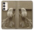 S1386 Paper Sculpture Owl Case For Samsung Galaxy S23 Plus