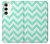 S1723 Mint Chevron Zigzag Case For Samsung Galaxy S23 Plus