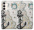 S1962 Nautical Chart Case For Samsung Galaxy S23 Plus