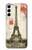 S2108 Eiffel Tower Paris Postcard Case For Samsung Galaxy S23 Plus