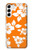 S2245 Hawaiian Hibiscus Orange Pattern Case For Samsung Galaxy S23 Plus