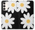 S2315 Daisy White Flowers Case For Samsung Galaxy S23 Plus