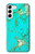 S2377 Turquoise Gemstone Texture Graphic Printed Case For Samsung Galaxy S23 Plus