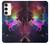 S2486 Rainbow Unicorn Nebula Space Case For Samsung Galaxy S23 Plus