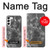 S2526 Black Marble Graphic Printed Case For Samsung Galaxy S23 Plus