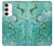 S2653 Dragon Green Turquoise Stone Graphic Case For Samsung Galaxy S23 Plus