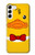 S2760 Yellow Duck Tuxedo Cartoon Case For Samsung Galaxy S23 Plus