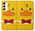 S2760 Yellow Duck Tuxedo Cartoon Case For Samsung Galaxy S23 Plus
