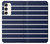 S2767 Navy White Striped Case For Samsung Galaxy S23 Plus