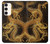 S2804 Chinese Gold Dragon Printed Case For Samsung Galaxy S23 Plus