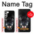 S2823 Black Wolf Blue Eyes Face Case For Samsung Galaxy S23 Plus