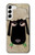 S2826 Cute Cartoon Unsleep Black Sheep Case For Samsung Galaxy S23 Plus
