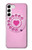 S2847 Pink Retro Rotary Phone Case For Samsung Galaxy S23 Plus