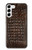 S2850 Brown Skin Alligator Graphic Printed Case For Samsung Galaxy S23 Plus