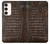 S2850 Brown Skin Alligator Graphic Printed Case For Samsung Galaxy S23 Plus