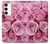 S2943 Pink Rose Case For Samsung Galaxy S23 Plus