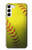 S3031 Yellow Softball Ball Case For Samsung Galaxy S23 Plus