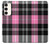 S3091 Pink Plaid Pattern Case For Samsung Galaxy S23 Plus