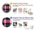 S3091 Pink Plaid Pattern Case For Samsung Galaxy S23 Plus