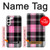 S3091 Pink Plaid Pattern Case For Samsung Galaxy S23 Plus