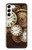 S3172 Gold Clock Live Case For Samsung Galaxy S23 Plus