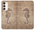 S3214 Seahorse Skeleton Fossil Case For Samsung Galaxy S23 Plus
