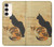 S3229 Vintage Cat Poster Case For Samsung Galaxy S23 Plus