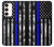 S3244 Thin Blue Line USA Case For Samsung Galaxy S23 Plus