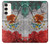 S3314 Mexico Flag Vinatage Football Graphic Case For Samsung Galaxy S23 Plus