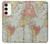 S3418 Vintage World Map Case For Samsung Galaxy S23 Plus