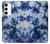 S3439 Fabric Indigo Tie Dye Case For Samsung Galaxy S23 Plus S3439 Fabric Indigo Tie Dye Case For Samsung Galaxy S23 Plus
