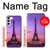 S3447 Eiffel Paris Sunset Case For Samsung Galaxy S23 Plus