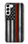 S3472 Firefighter Thin Red Line Flag Case For Samsung Galaxy S23 Plus