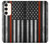 S3472 Firefighter Thin Red Line Flag Case For Samsung Galaxy S23 Plus