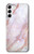 S3482 Soft Pink Marble Graphic Print Case For Samsung Galaxy S23 Plus