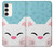 S3542 Cute Cat Cartoon Case For Samsung Galaxy S23 Plus