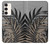 S3692 Gray Black Palm Leaves Case For Samsung Galaxy S23 Plus