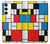 S3814 Piet Mondrian Line Art Composition Case For Samsung Galaxy S23 Plus