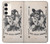 S3818 Vintage Playing Card Case For Samsung Galaxy S23 Plus