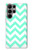S1723 Mint Chevron Zigzag Case For Samsung Galaxy S23 Ultra