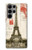 S2108 Eiffel Tower Paris Postcard Case For Samsung Galaxy S23 Ultra S2108 Eiffel Tower Paris Postcard Case For Samsung Galaxy S23 Ultra