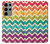 S2362 Rainbow Colorful Shavron Zig Zag Pattern Case For Samsung Galaxy S23 Ultra