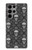 S2371 Skull Vintage Monochrome Pattern Case For Samsung Galaxy S23 Ultra
