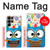 S2521 Cute Nerd Owl Cartoon Case For Samsung Galaxy S23 Ultra
