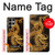 S2804 Chinese Gold Dragon Printed Case For Samsung Galaxy S23 Ultra